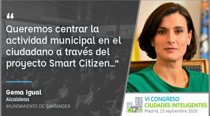 Gema Igual, alcaldesa de Santander